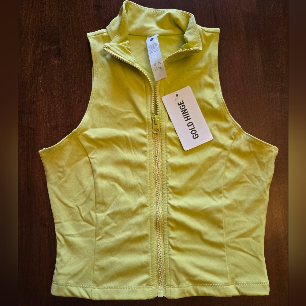Gold Hinge Full Zip Tank